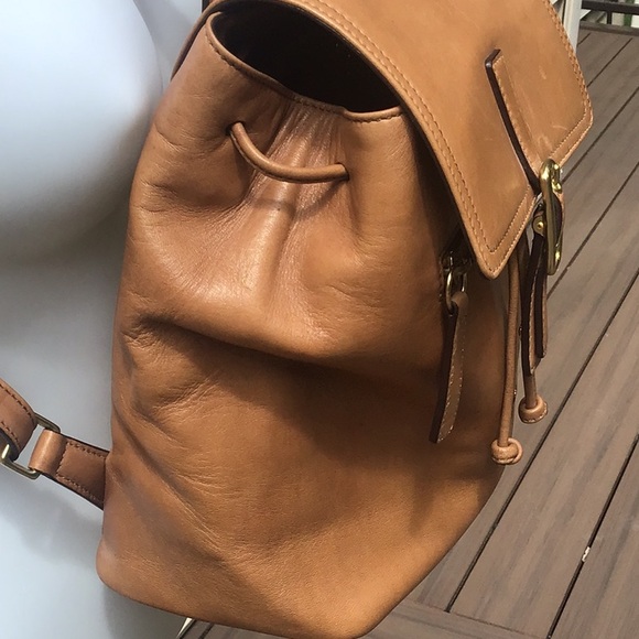 Vintage Coach Legacy Leather Drawstring Backpack - Picture 3 of 10